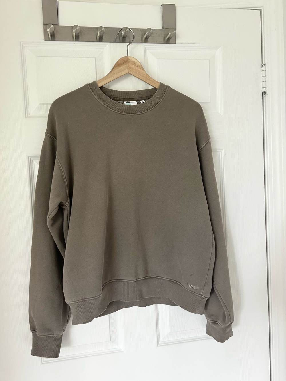 Tna COZY FLEECE PERFECT FIT SWEATSHIRT - Size M - taupe
